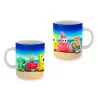 Caneca Infantil Desenho - Bob Esponja Praia