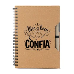 Caderno Ecológico Frases - Dentista
