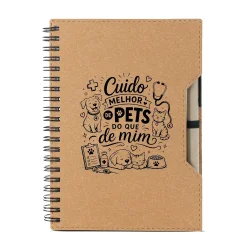 Caderno Ecológico Frases - Veterinário