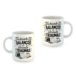 Caneca 400ml Frases Engraçadas Profissões - Contador