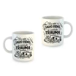 Caneca 400ml Frases Engraçadas Profissões - Médico ou Enfermeiro