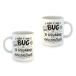Caneca 400ml Frases Engraçadas Profissões - Programador e TI