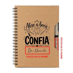 Kit Executivo Profissões Personalizado exemplo caderno