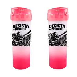 Garrafa para Academia - Vermelho - Desista de desistir