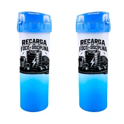 Garrafa para Academia - Azul - Recarga