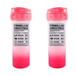 Garrafa para Academia - Vermelho - Tabela Nutricional