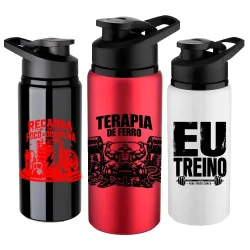 Garrafa para Academia com Frases Motivacionais Capa