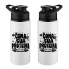 Garrafa para Academia - Branco - Coma sua proteína