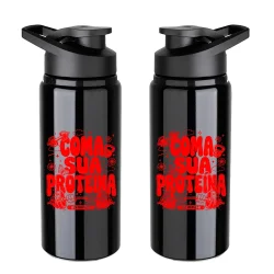 Garrafa para Academia - Preto - Coma sua proteína
