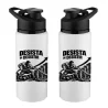 Garrafa para Academia - Branco - Desista de desistir