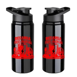Garrafa para Academia - Preto - Recarga