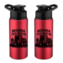 Garrafa para Academia - Vermelho - Recarga