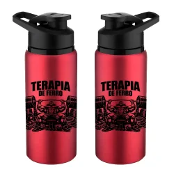 Garrafa para Academia - Vermelho - Terapia de ferro