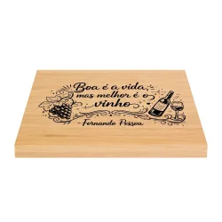 Kit Vinho Bambu - Fernando Pessoa ("Boa é a vida...")