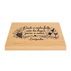 Kit Vinho Bambu - Eurípedes ("Onde o vinho...")