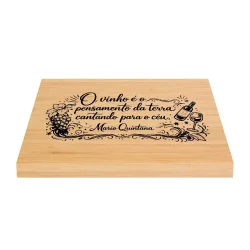 Kit Vinho Bambu - Mario Quintana ("O vinho é...")
