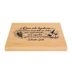 Kit Vinho Bambu - Salvador Dalí ("Quem sabe degustação...")