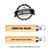 Lanterna Bambu Personalizada com Nome - 1 Enviar Nome (Letra Grossa)