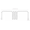 Corda de pular. 2,5m. PVC. Medidas