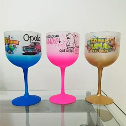 Taça de Gin 580ml com Frases Engraçadas | Áurea Brindes