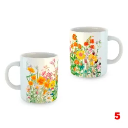 Floral 5 Caneca Coleção Botânica Clássica - Florais, 400ml