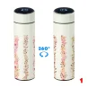 Floral 1 Garrafa Térmica Digital LED Coleção Botânica Clássica Florais, 500ml