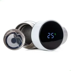 Garrafa Térmica Inox LED Coleção Botânica Clássica Florais 500ml
