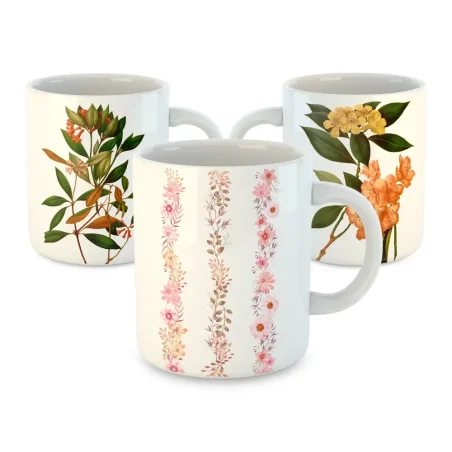 Caneca Coleção Botânica Clássica - Florais, 400ml Capa