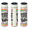 Garrafa Térmica Inox LED Frases Engraçadas - Queria surtar