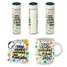 Kit Sincerão: Caneca, Garrafa e Porta-Copos - Conforme o não planejado