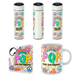 Kit Sincerão: Caneca, Garrafa e Porta-Copos - PQP (Poxa, que perfeita)