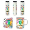 Kit Sincerão: Caneca, Garrafa e Porta-Copos - PQP (Poxa, que perfeita)