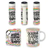 Kit Sincerão: Caneca, Garrafa e Porta-Copos - Queria surtar